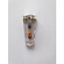 Erkek genel Kolye Ucu Kristal Kuvars- Çakra Taşlı Küçük