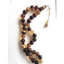 Erkek genel Tesbih Kehribar Büyük  Model 3