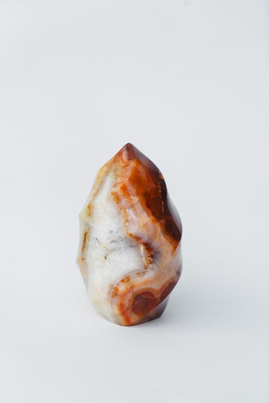 Erkek genel Akik Spiral Kesim Taş