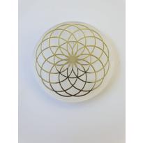 Erkek genel Selenit Tabla Yaşam Tohumu Desenli