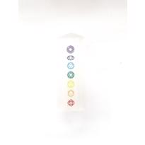 Erkek genel Selenit Taş Lamba Çakra Desenli