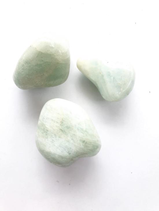 Erkek genel Akuamarin Taş Tamburlanmış