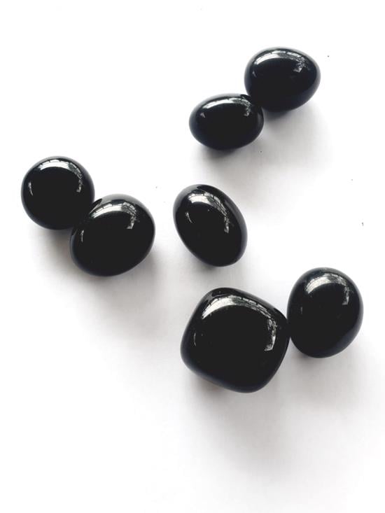 Erkek genel Obsidyen Tamburlanmış