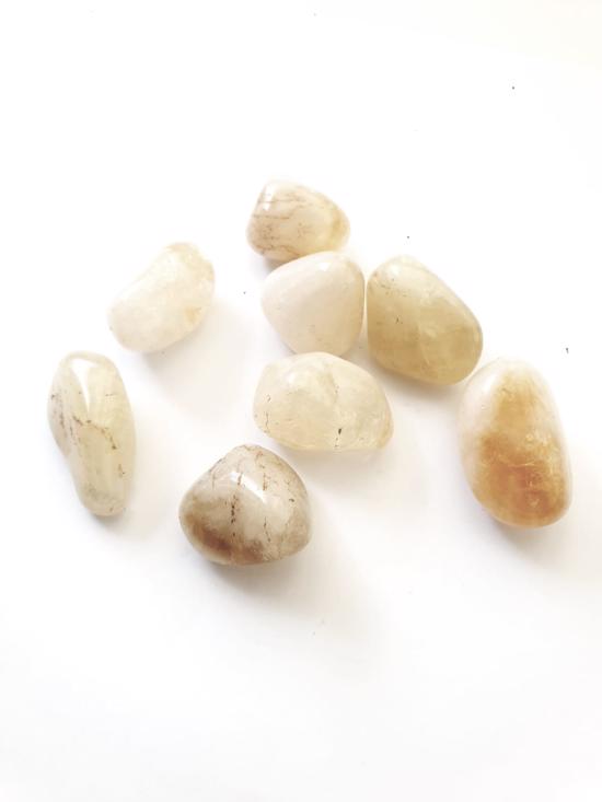 Erkek genel Sitrin Taş Tamburlanmış