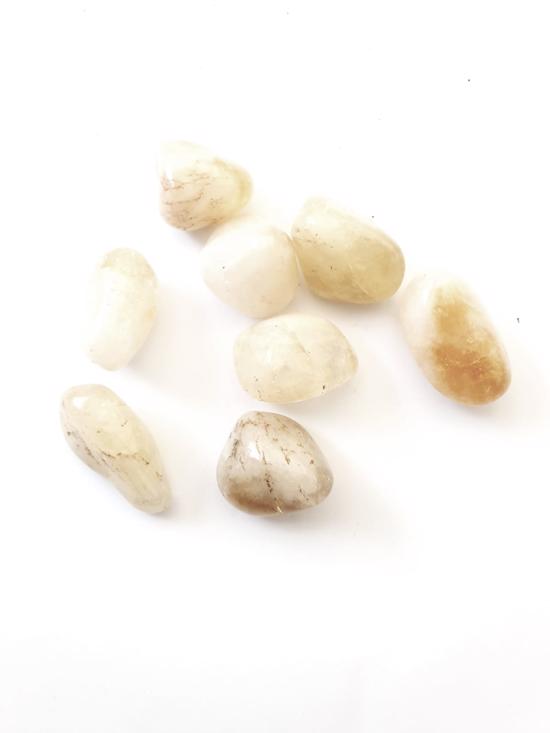 Erkek genel Sitrin Taş Tamburlanmış