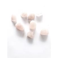 Erkek genel Pembe Kuvars Taş Tamburlanmış