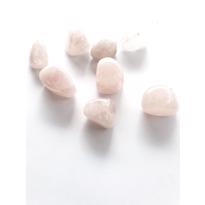 Erkek genel Pembe Kuvars Taş Tamburlanmış