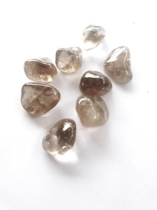 Erkek genel Dumanlı Kuvars Taş Tamburlanmış