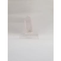 Erkek genel Lemuryan Kuvars Parça Şeffaf Standlı