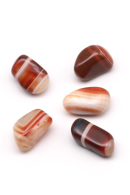 Erkek genel Akik Taş Tamburlanmış