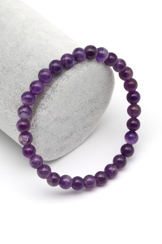 Erkek genel Ametist Doğal Taş Bileklik