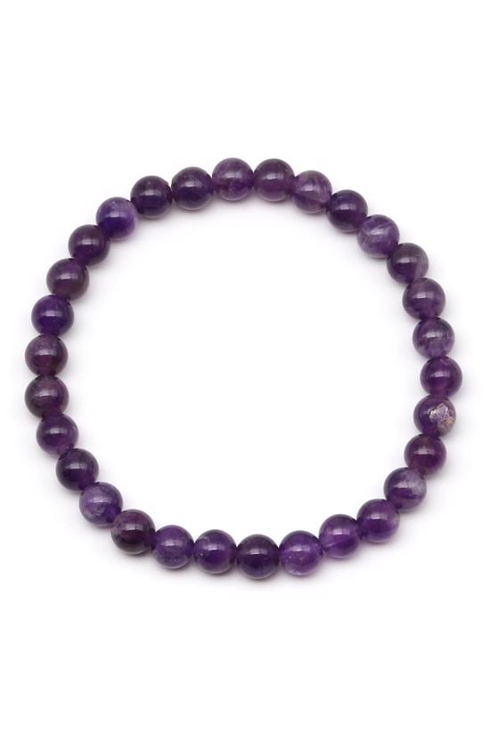 Erkek genel Ametist Doğal Taş Bileklik