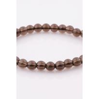 Erkek genel Dumanlı Kuvars Doğal Taş Bileklik