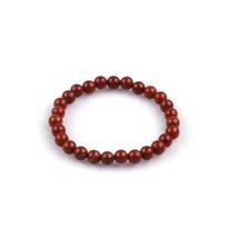Erkek genel Kırmızı Jasper Doğal Taş Bileklik