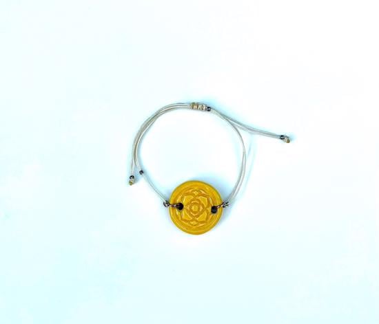 Erkek genel Lotus Bileklik- Sarı