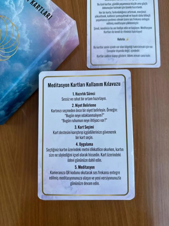 Men genel Meditasyon Kartları