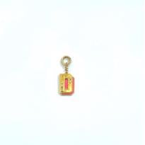 genel D Harf Charm- Pembe 