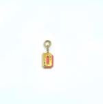 Erkek genel D Harf Charm- Pembe