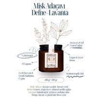 Erkek genel Misk Adaçayı Defne Lavanta Amber Soyalı Mum