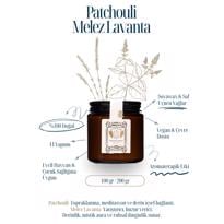 Erkek genel Patchouli Melez Lavanta Amber Cam Soyalı Mum