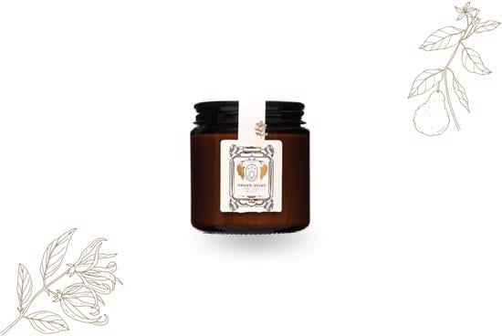 Erkek genel Ylang Ylang Bergamot Sedir Amber Cam Soyalı Mum