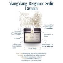 Erkek genel Ylang Ylang Bergamot Sedir Teneke Soyalı Mum
