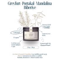 Erkek genel Portakal Mandalina Greyfurt Teneke Soyalı Mum 150g