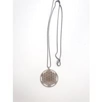  Yaşam Çiçeği Kolye- Gümüş