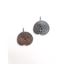 genel Labirent Gümüş Kolye Ucu