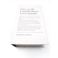  Live Well Laugh Often Kutu Dekor