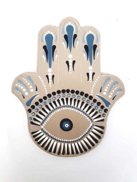 Erkek genel Fatma Ana Eli Seramik Obje Krem