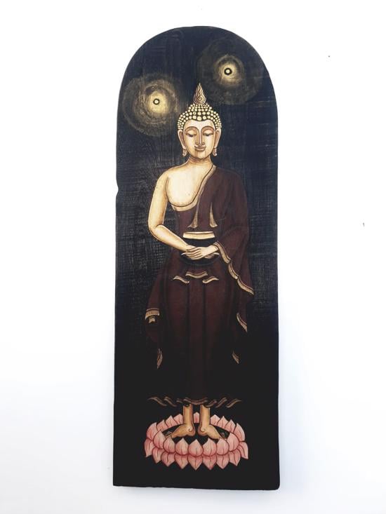 Men genel Budha Ahşap Tablo