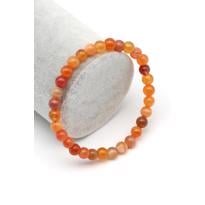 genel Karnelyan Akik Doğal Taş Bileklik İnce
