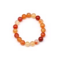 Men genel Karnelyan Akik Doğal Taş Bileklik Kalın