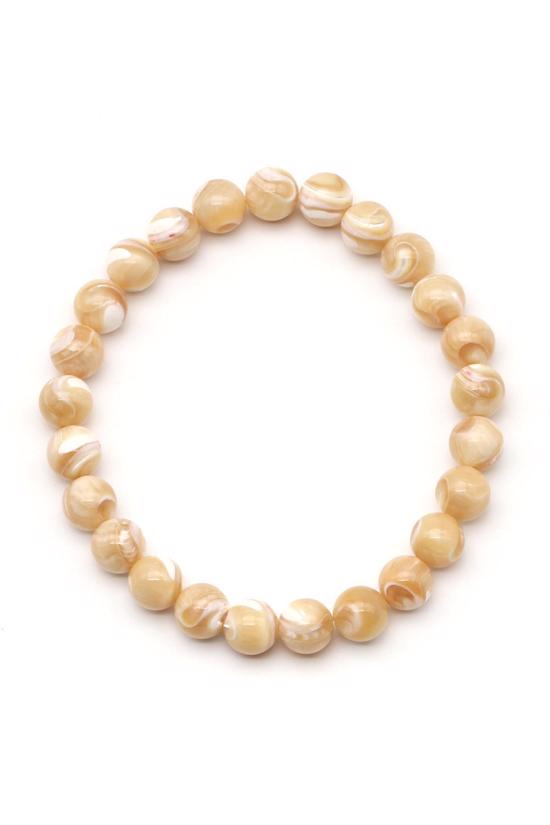 Men genel Sedef Doğal Taş Bileklik Büyük