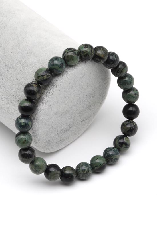 Men genel Y.Jasper Doğal Taş Bileklik