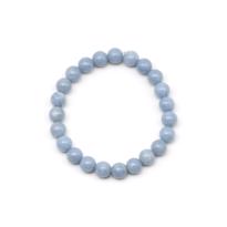 Men genel Anjelit Doğal Taş Bileklik Küçük