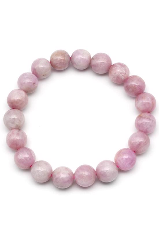 Men genel Kunzit Doğal Taş Bileklik Büyük