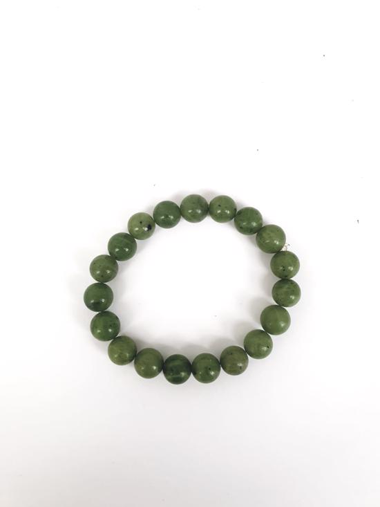Men genel Yeşim Doğal Taş Bileklik Büyük