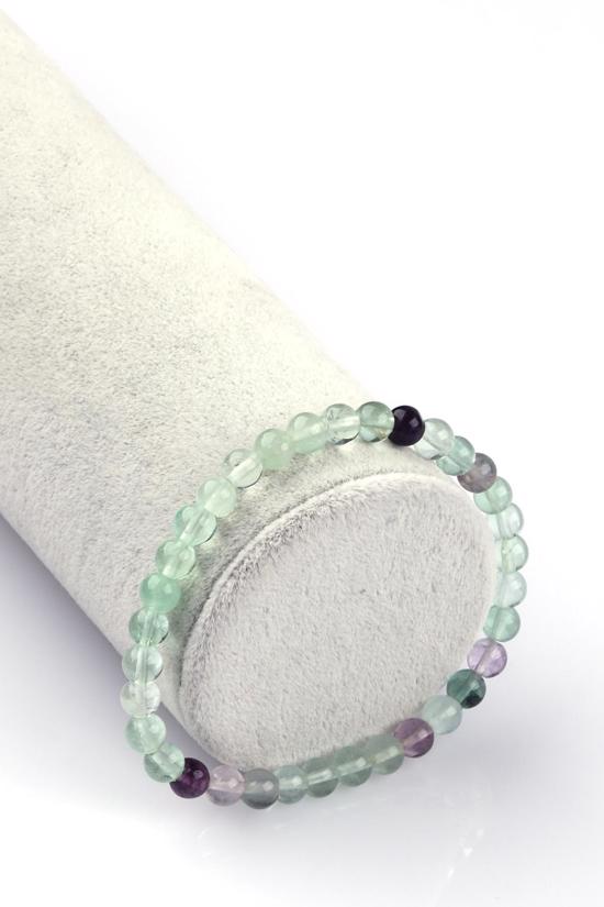 Men genel Florit Doğal Taş Bileklik Küçük