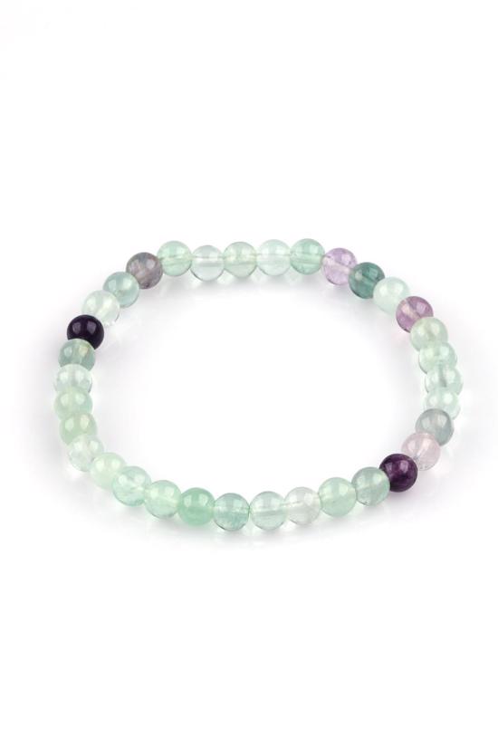 Men genel Florit Doğal Taş Bileklik Küçük