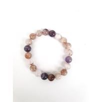 genel Ametist Doğal Taş Bileklik Süper Seven