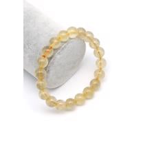 Erkek genel Rutil Kuvars Gold Doğal Taş Bileklik