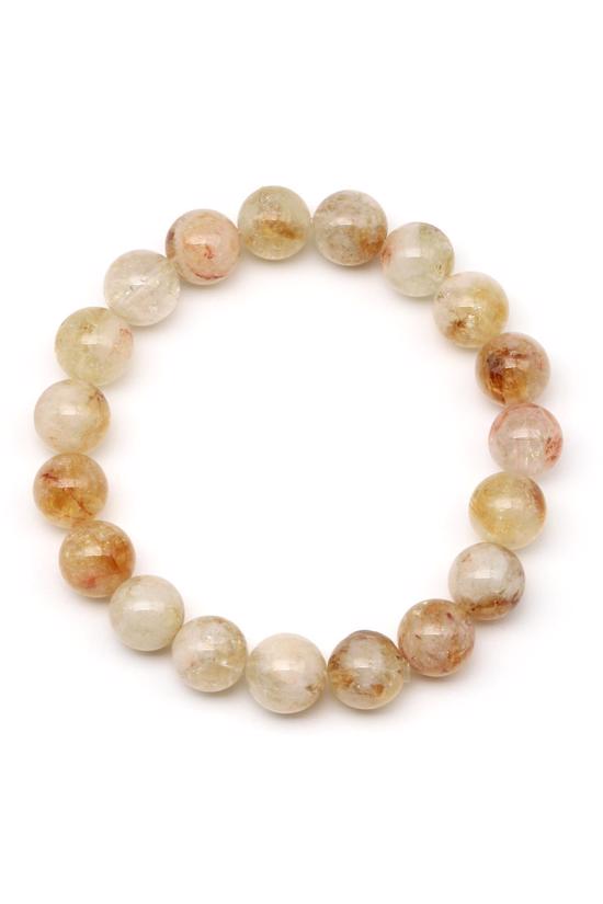 Men genel Sitrin Doğal Taş Bileklik Küçük