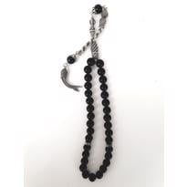 genel Tesbih Oniks Doğal Taşlı Gümüş