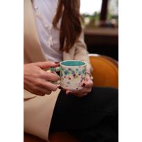 Men genel Joyful Dots Turkuaz