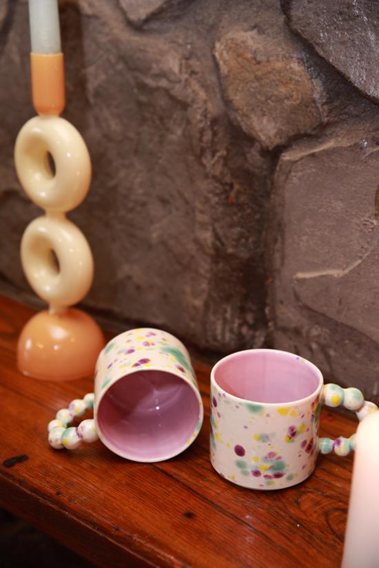 Men genel Joyful Dots Lila