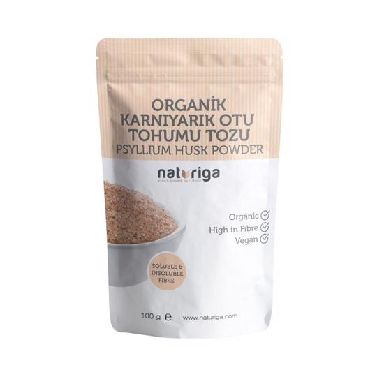 Men genel Organik Karnıyarık Otu Tohumu Tozu (Psyllium Husk)