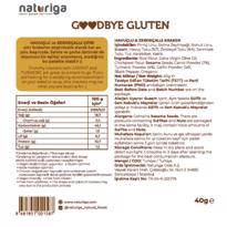 Men genel Goodbye Gluten Havuçlu Zerdeçallı Kraker- 40gr