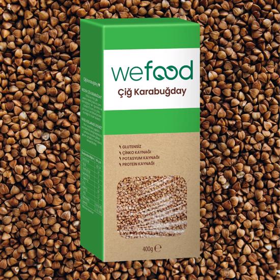 Men genel Wefood Glutensiz Çiğ Karabuğday - 400 gr
